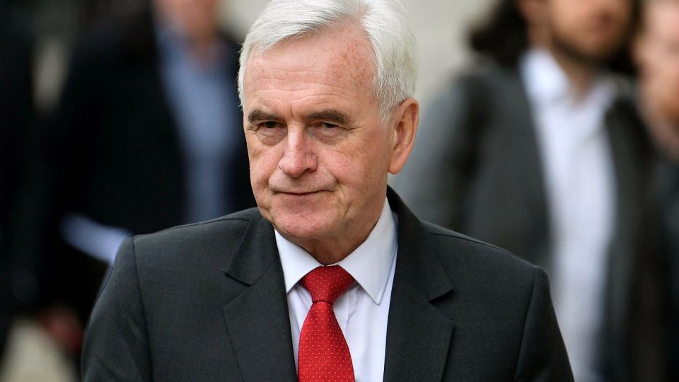 John McDonnell, vocero de Economia del laboralismo.