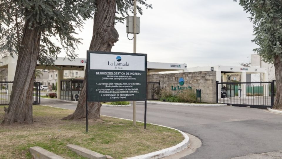 El barrio La Lomada, en Pilar, donde se detectaron las conexiones clandestinas de servicio eléctrico.