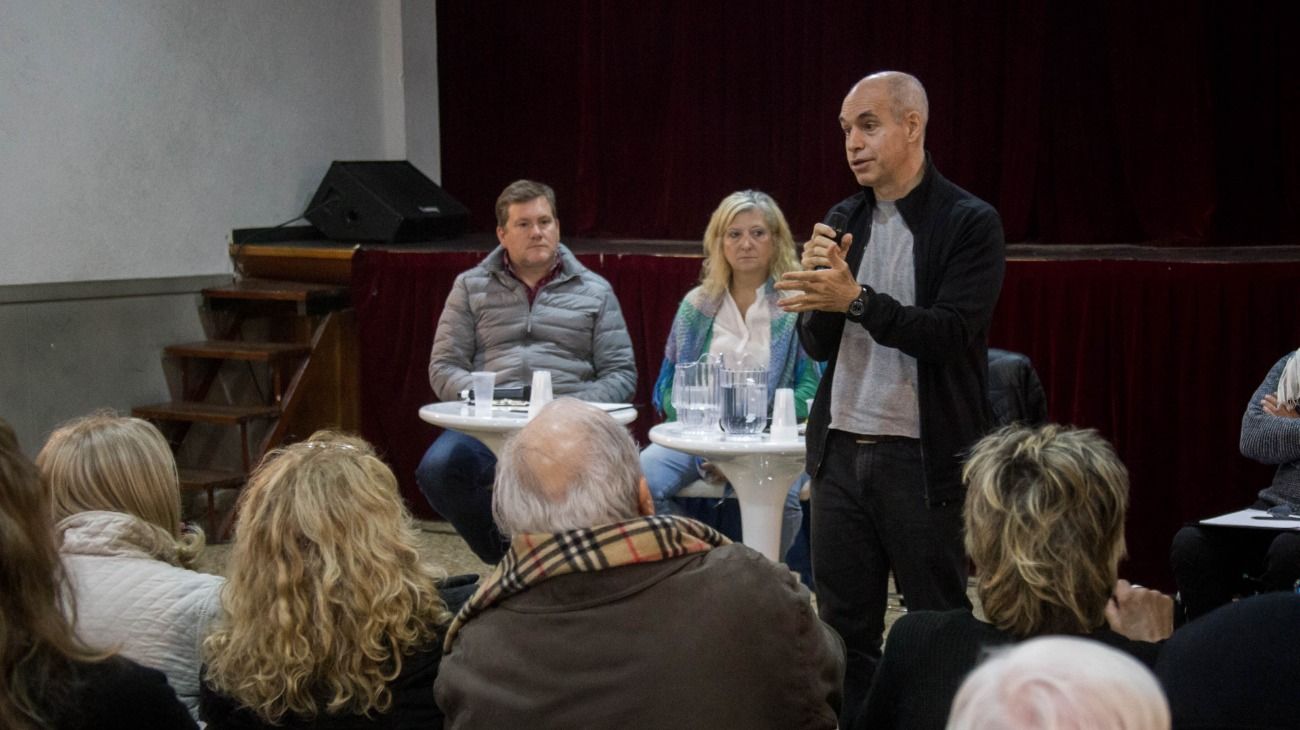 Horacio Rodríguez Larreta retoma la campaña en la Ciudad de Buenos Aires.