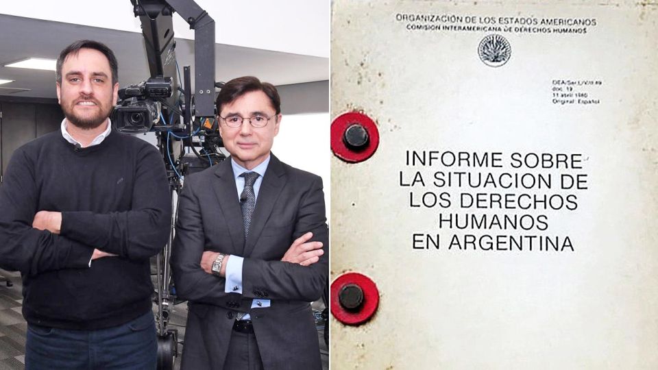 Con Cabandié, reportaje y cuarenta años de la CIDH.