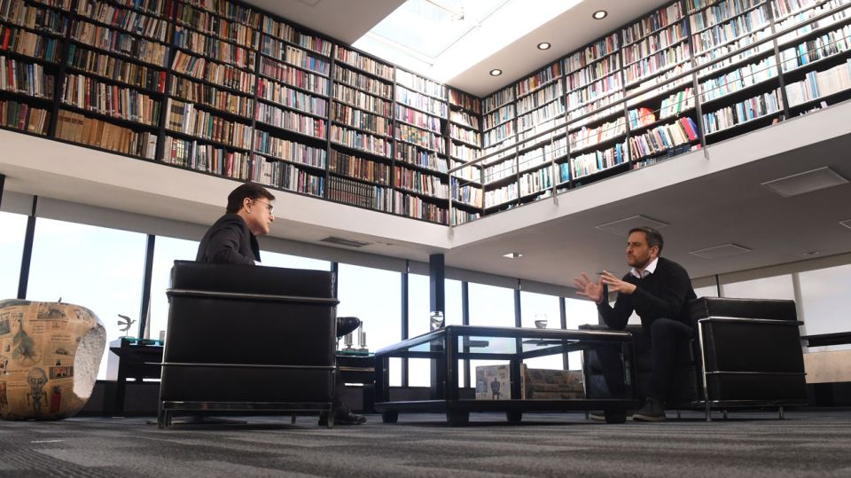 Juan Cabandié, en la entrevista con Jorge Fontevecchia.