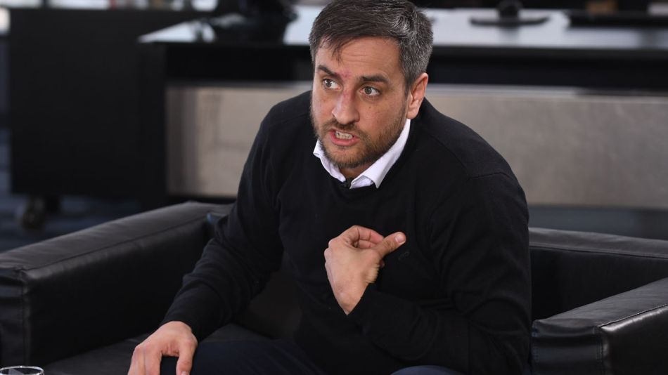 Juan Cabandié, en la entrevista con Jorge Fontevecchia.