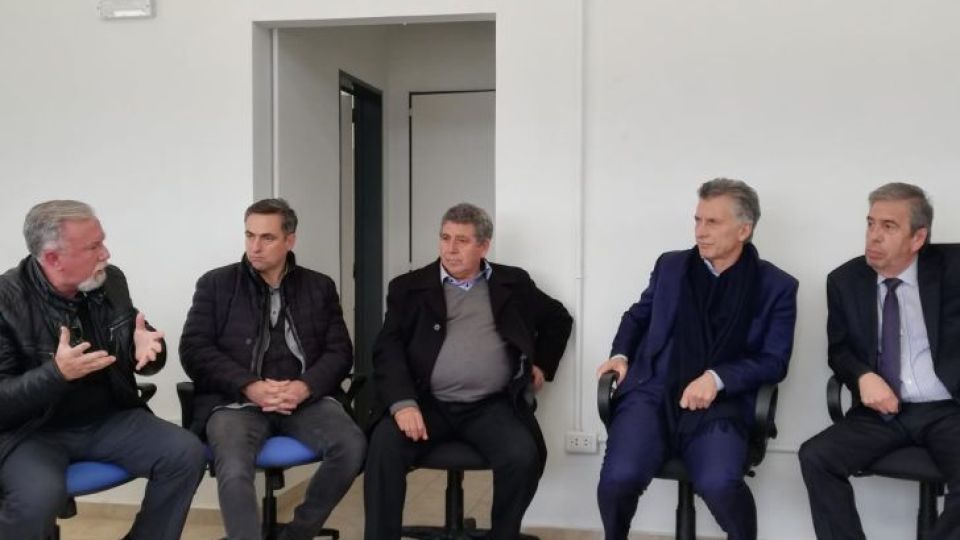 JUNTO AL C20. El presidente recibió a los dirigentes del espacio que reúne a una veintena de cámaras empresariales Pyme.