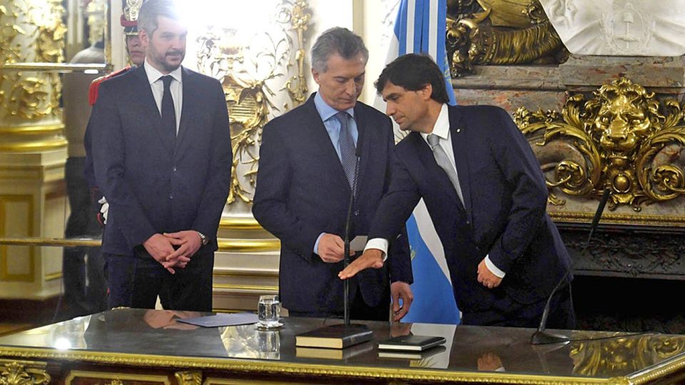 Ministro. Desde que asumió, Lacunza evitó el seguimiento peñista.