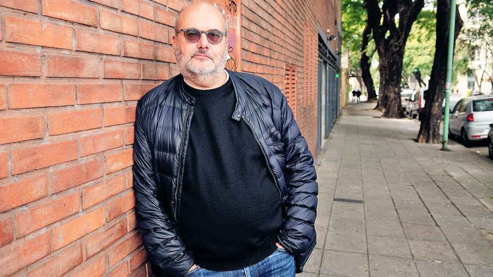En Palermo. Milanovic posta en la Capital Federal, tras hablar cuarenta minutos.