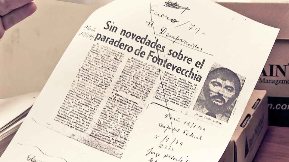 En enero. Meses antes de la visita fue secuestrado Jorge Fontevecchia, uno de los fundadores de Editorial Perfil. Habla en el filme.