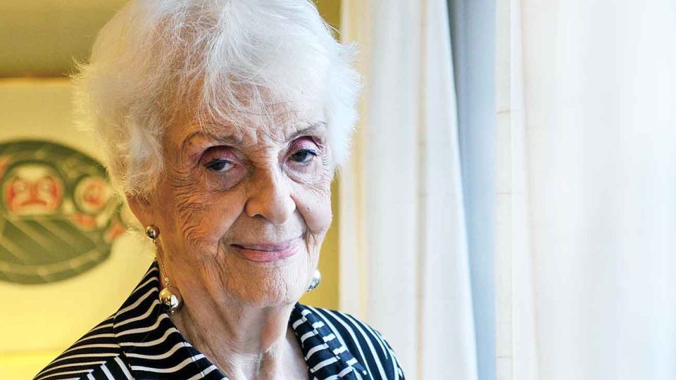 La ex ministra Graciela Fernández Meijide.