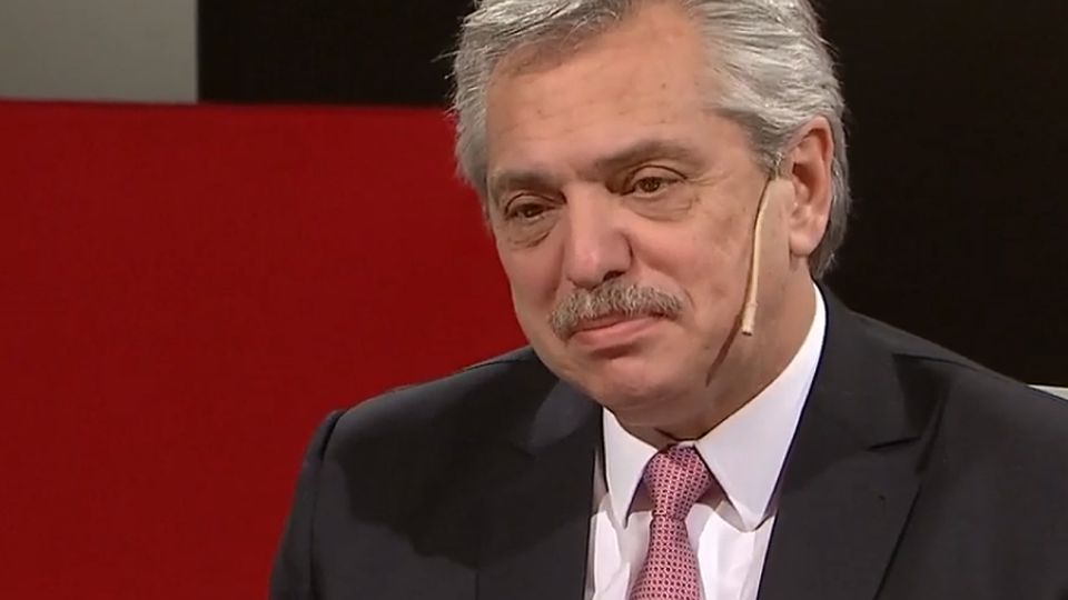 El candidato presidencial del Frente de Todos, Alberto Fernández