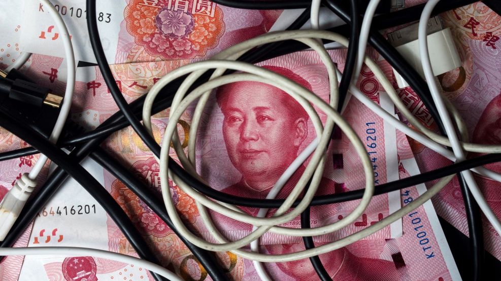 Chinese Yuan, Hong Kong Dollar and U.S. Dollar Banknotes