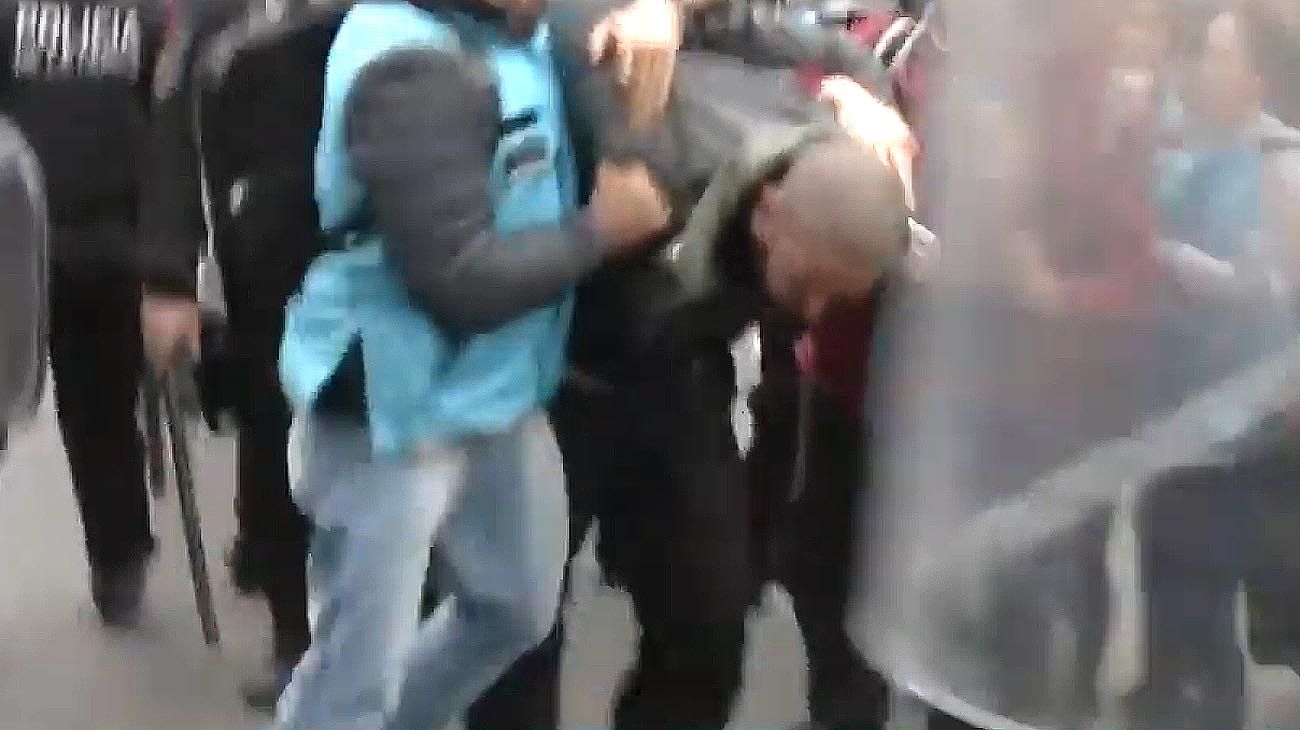 manifestantes en 9 de julio