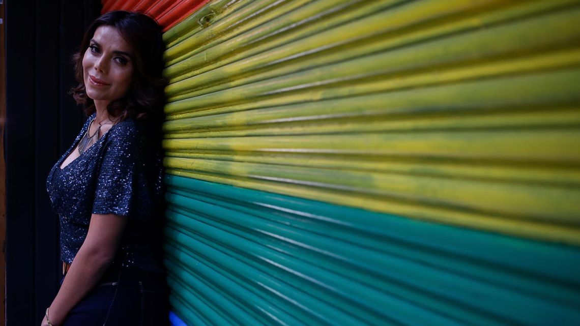 Trans rights activist Diana Sánchez Barrios poses for a portrait in Mexico City. Sánchez Barrios led the organization ProDiana, which helped to push for policy reforms in 2014 when Mexico City became the first place in the country to let trans people change their gender and names on their birth certificates. 