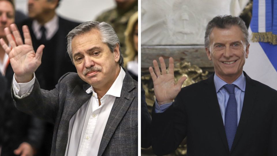 Alberto Fernandez y Mauricio Macri