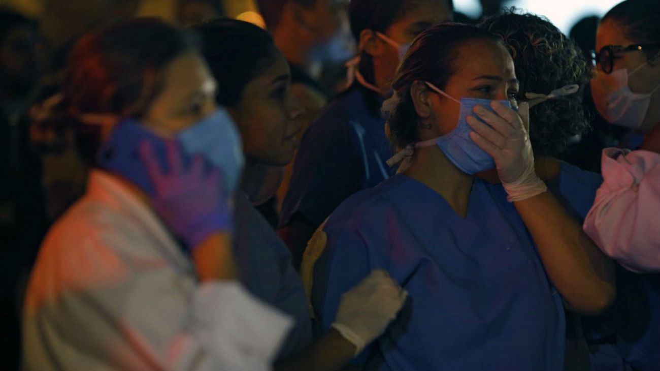 Incendio en un hospital de Brasil. 