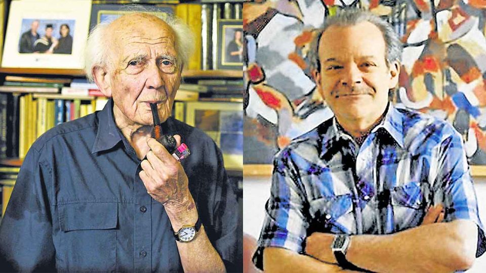 Ellos. Zigmunt Bauman y Gustavo Dessal, autores de El retorno del péndulo.