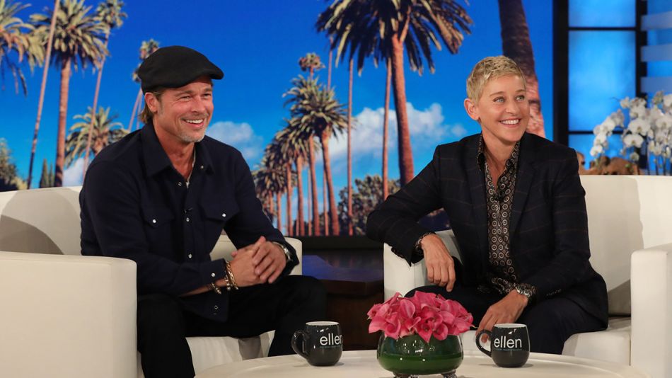 Brad Pitt y Ellen DeGeneres