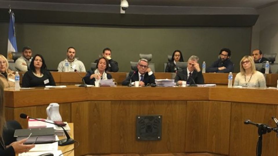 JURADOS POPULARES. Desde el miércoles pasado, el tribunal se integra con 12 ciudadanos y tres jueces técnicos para juzgar a Barattini.
