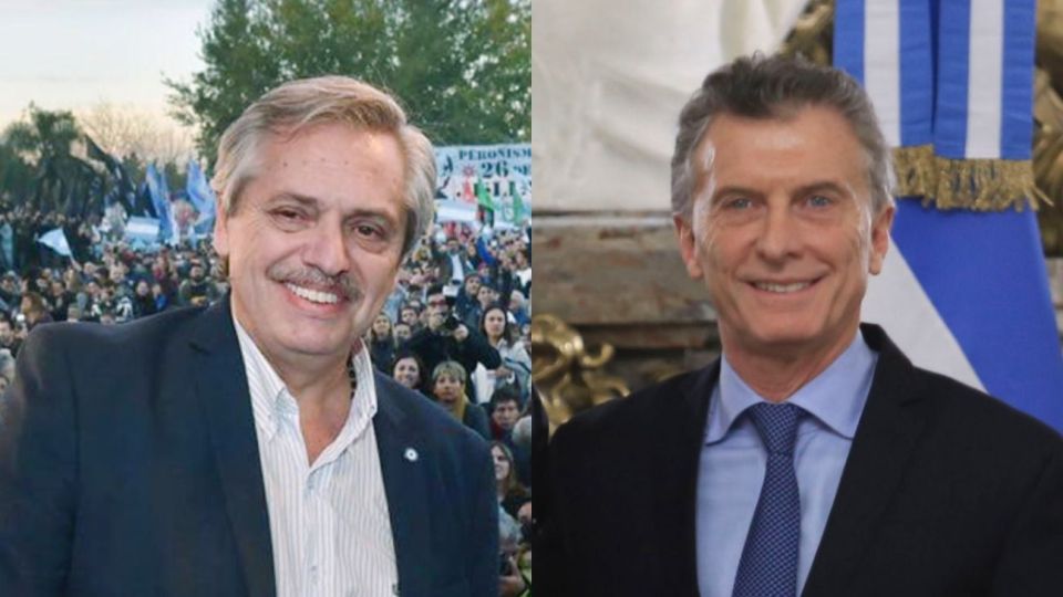 ELLOS. Si Alberto derrota a Mauricio en octubre sería el primer presidente peronista que recibe el gobierno de un no peronista.