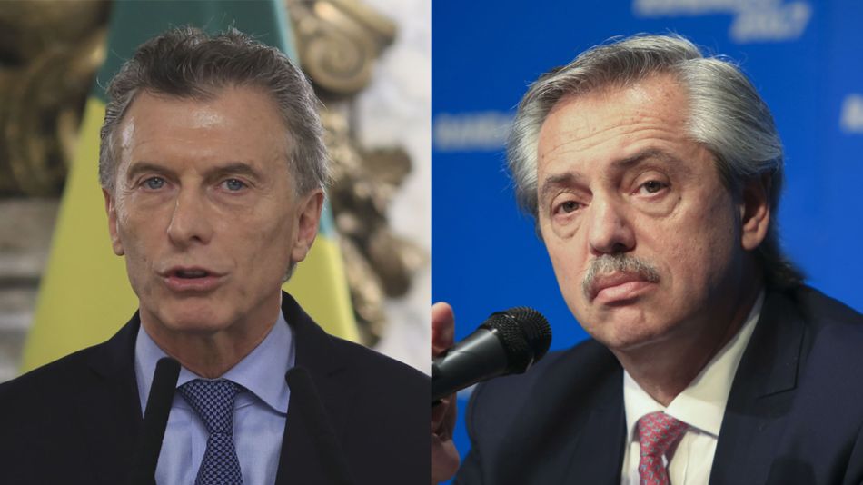 Mauricio Macri y Alberto Fernández.