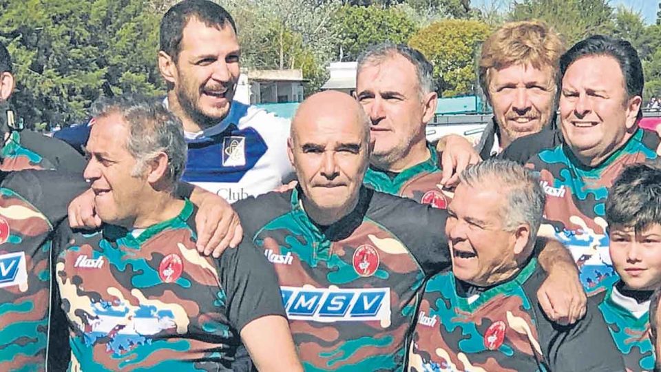 Malvinas. Gómez Centurión participó en un partido-homenaje.