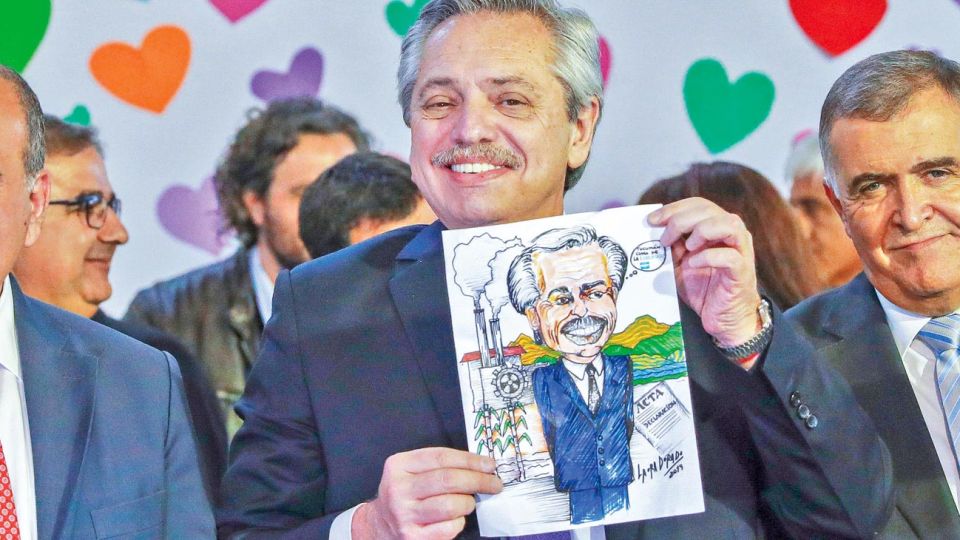 Candidato. Esta semana, en Tucumán, planteó un pacto social con empresarios, sindicalistas y políticos.
