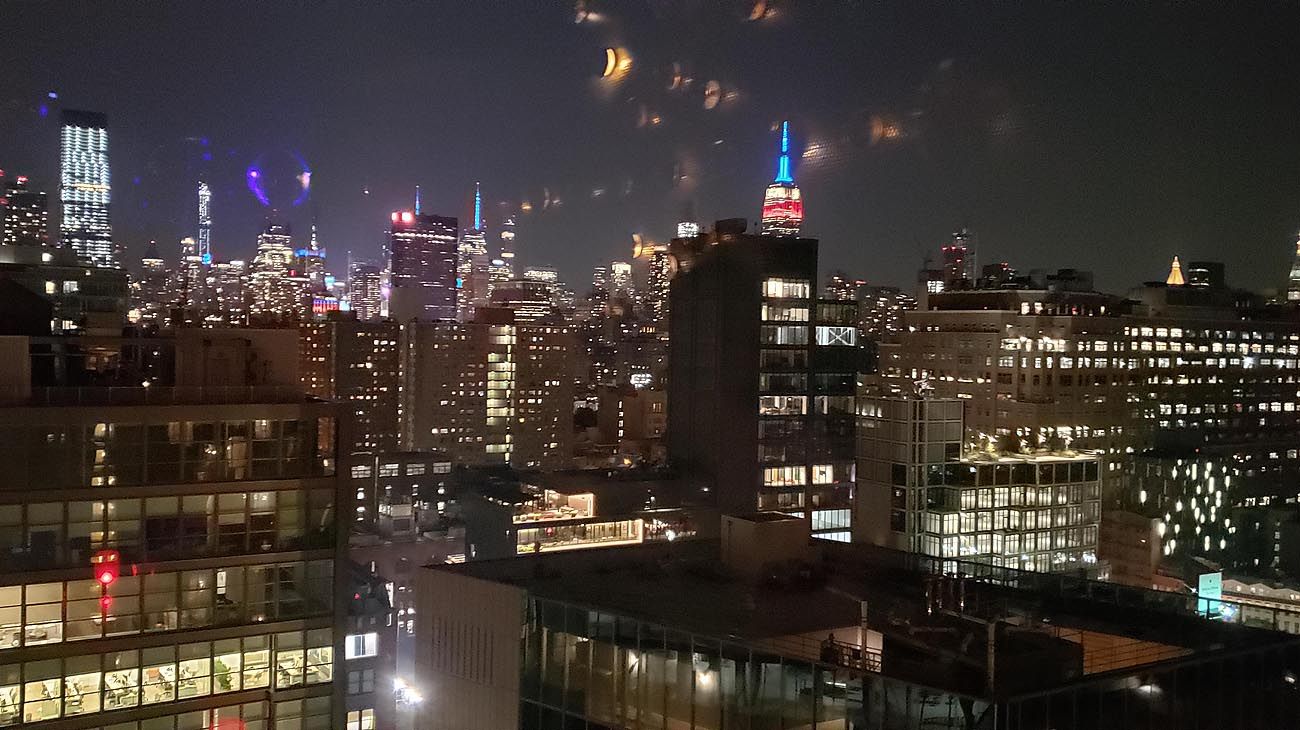 La vista de Manhattan desde Le Bain, el rooftop del Standard Hotel del Meatpacking. 