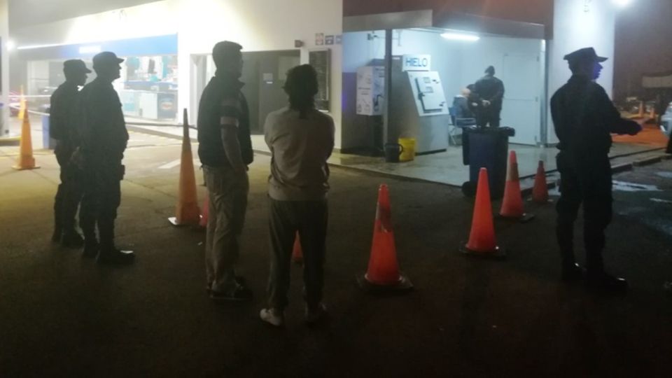 La estación de servicio donde se quitó la vida la menor.