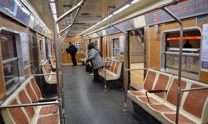 Los vagones de la línea B.