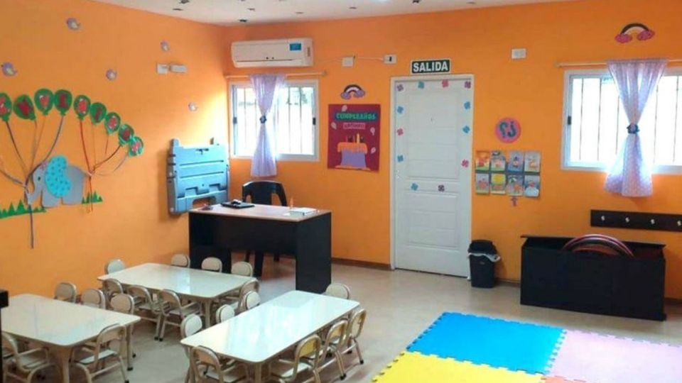 El espacio de primera infancia y jardín, hecho con plata recuperada de la corrupción, que visitará Mauricio Macri.