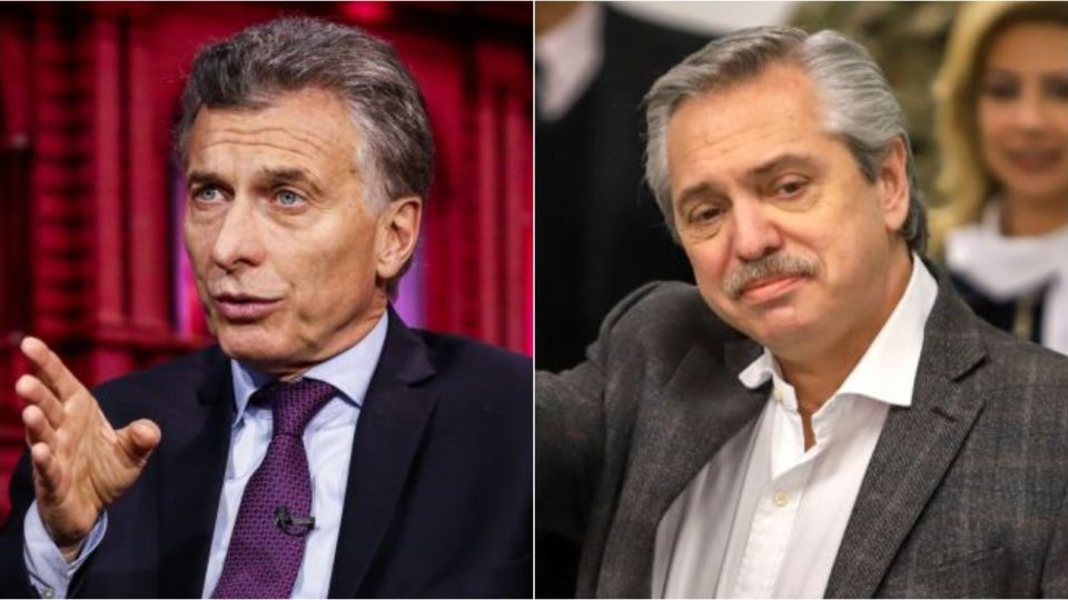 Mauricio Macri y Alberto Fernández.