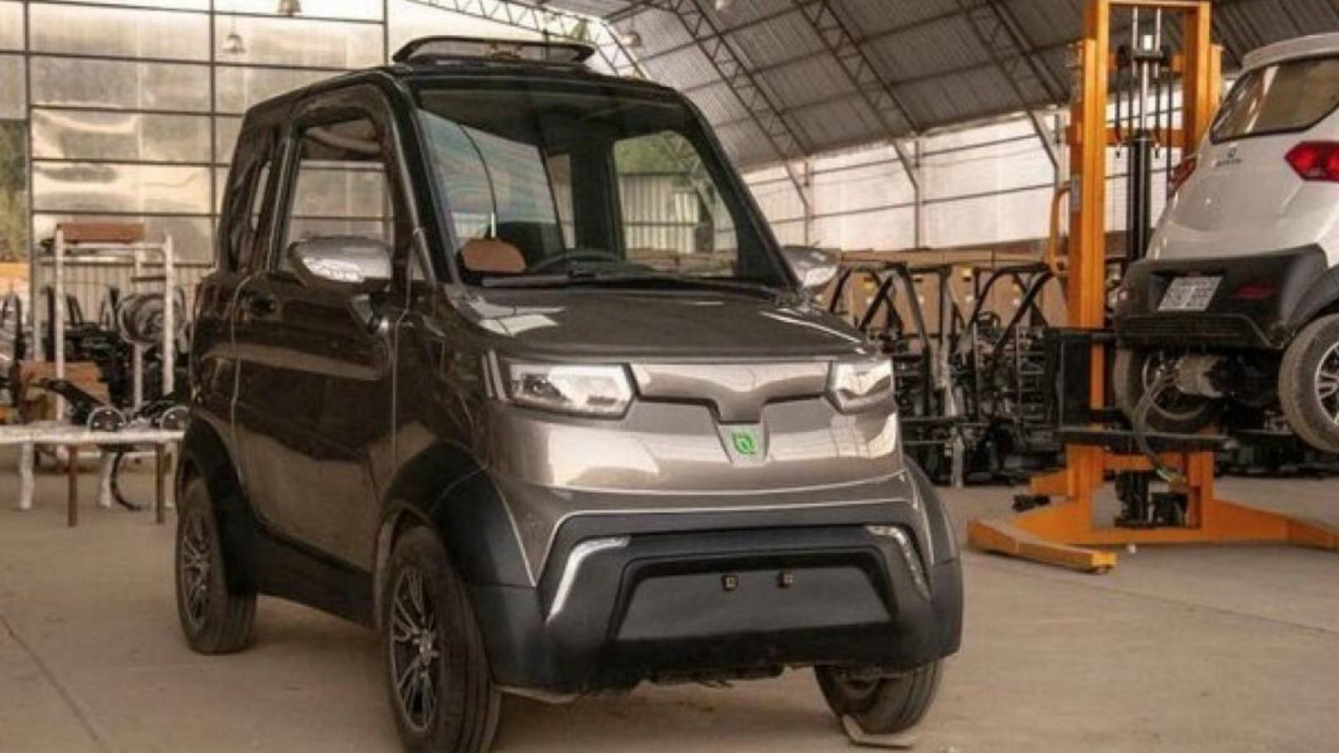 Quantum, el primer auto eléctrico construido en Bolivia.