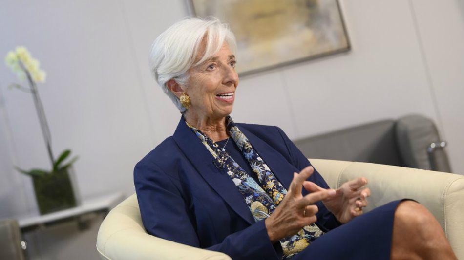 christine lagarde entrevista afp
