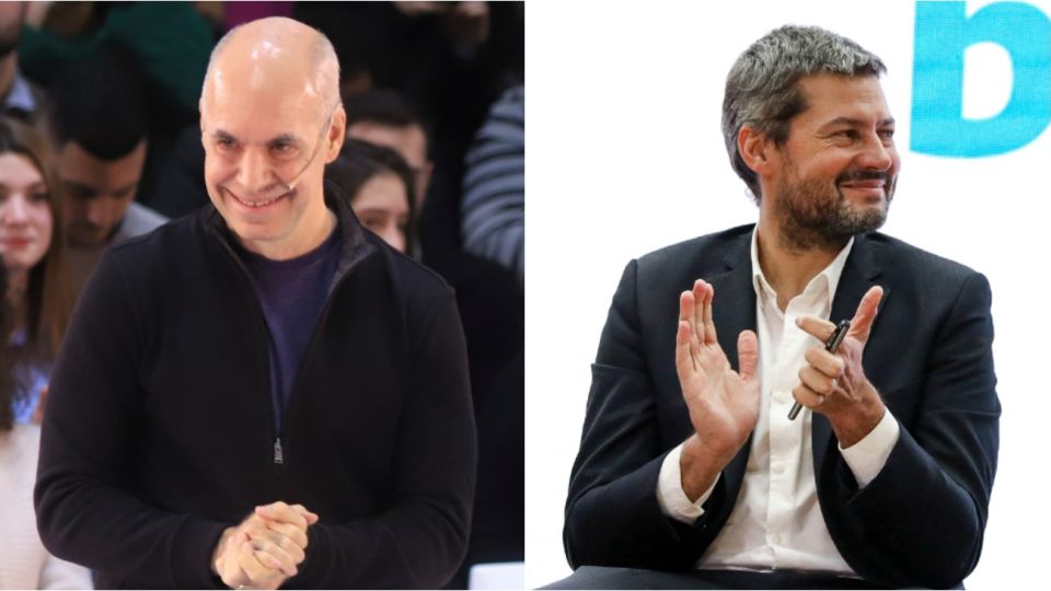 Horacio Rodríguez Larreta y Matías Lammens.