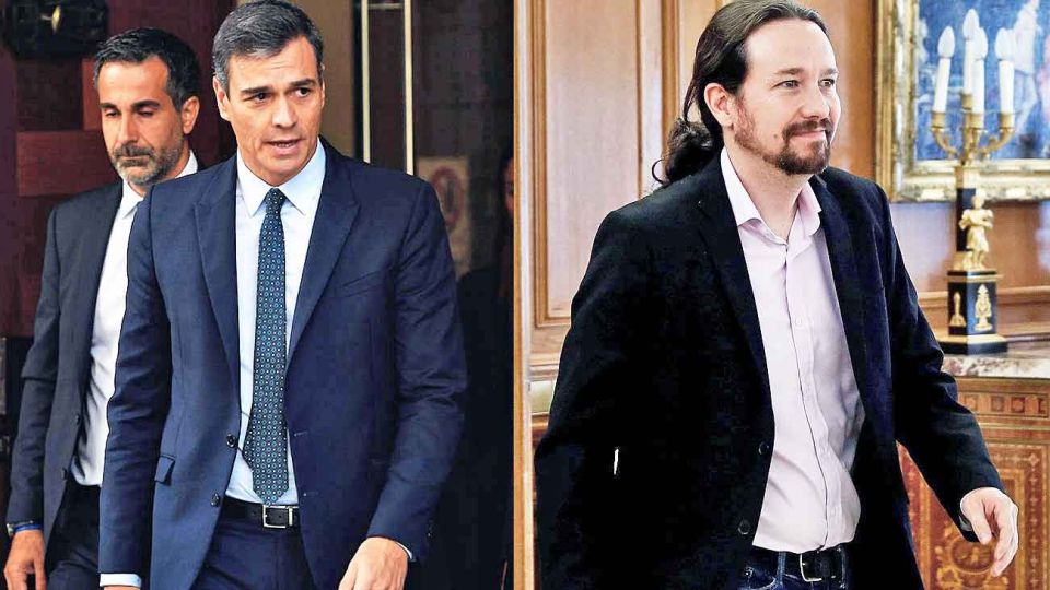 Egos. La fuerza de Pablo Iglesias rechazó la magra oferta del líder del socialismo para integrar su gabinete.