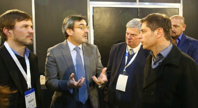 Rappallini estuvo con Kicillof y Costa a inicios del mes.