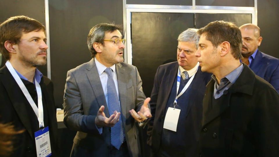 Rappallini estuvo con Kicillof y Costa a inicios del mes.