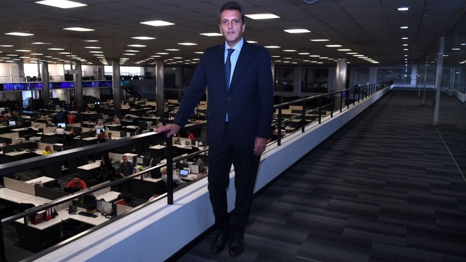 Sergio Massa, en la entrevista con Jorge Fontevecchia.