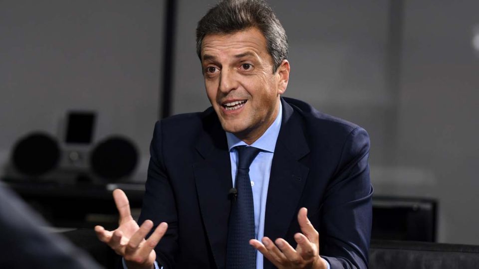 Sergio Massa, en la entrevista con Jorge Fontevecchia.