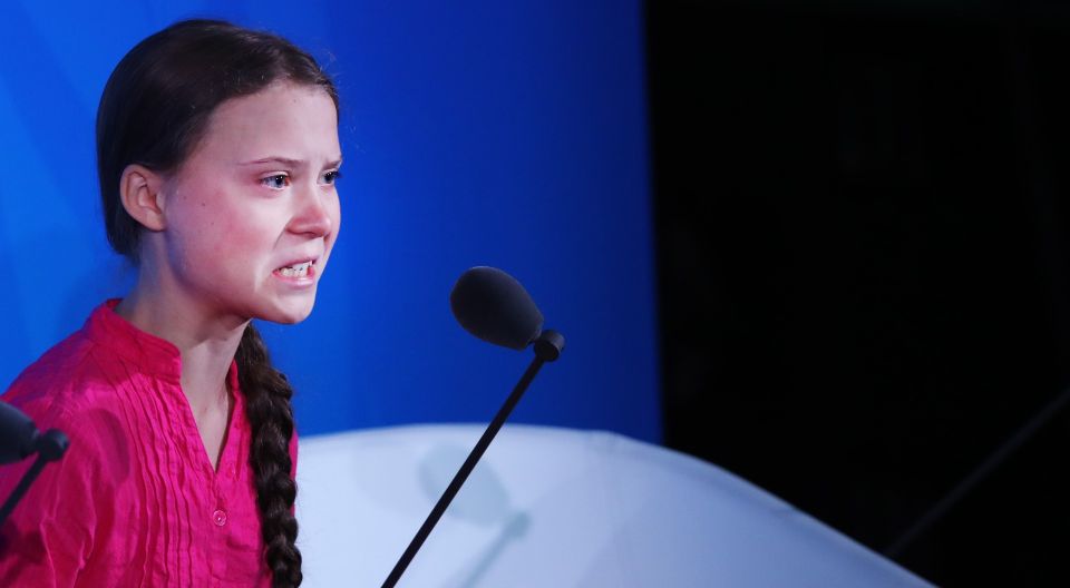 Greta Thunberg en la ONU