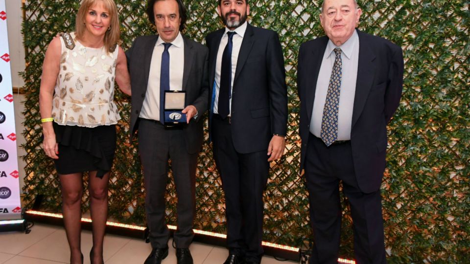 Mohadeb, junto a Elías, Maciel e Ignacio.