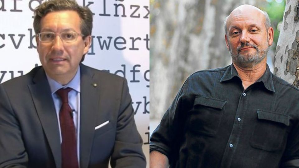 El escritor cruzó al cineasta por una frase.