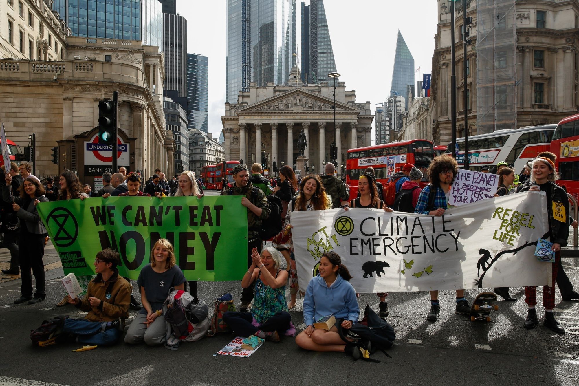 Extinction Rebellion Climate Activists Disrupt The City