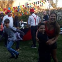 Nazarena cumpleaños hijo