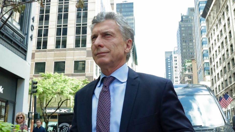 Mauricio Macri en su llegada a Nueva York para hablar en la ONU.