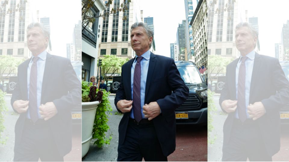 Mauricio Macri, en su llegada a Nueva York.