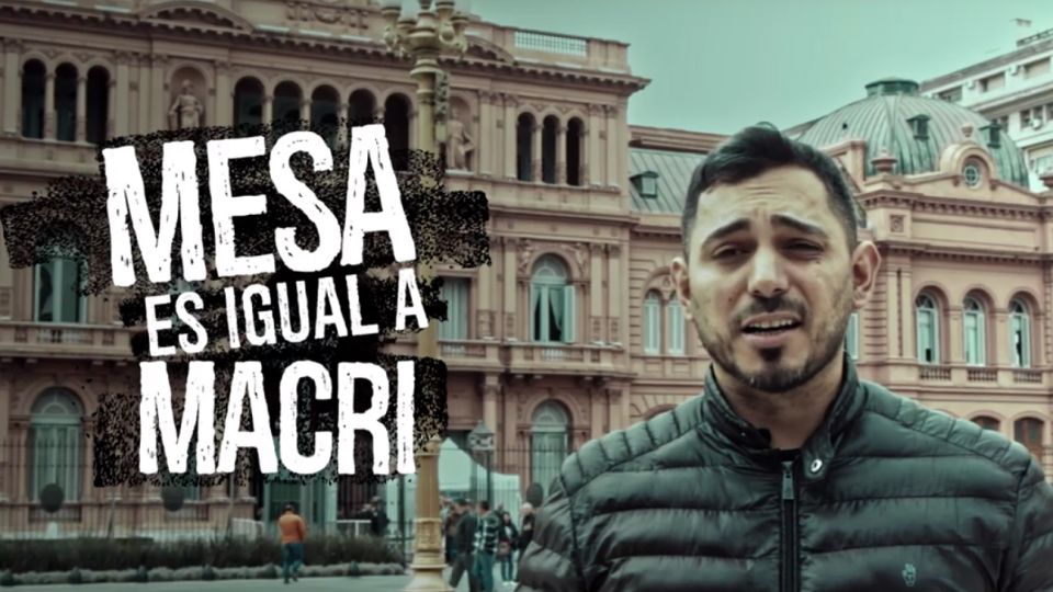 El spot dice que el expresidente y candidato Carlos Mesa "es igual a Macri".