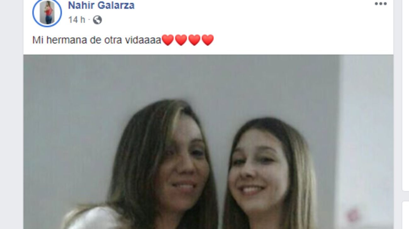 Galarza define a su compañera como su hermana de otra vida. 