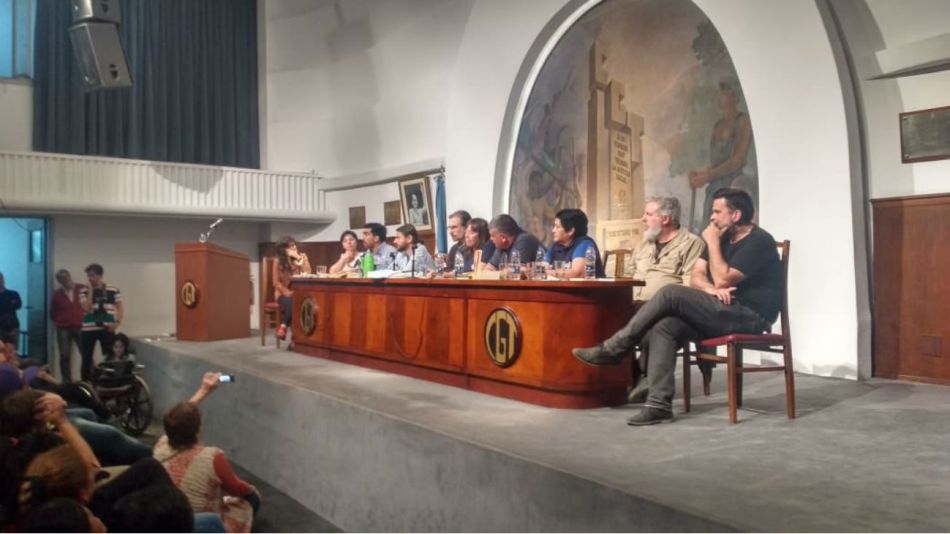 Grabois presentó el libro en la sede de la CGT ubicada en Azopardo 826.