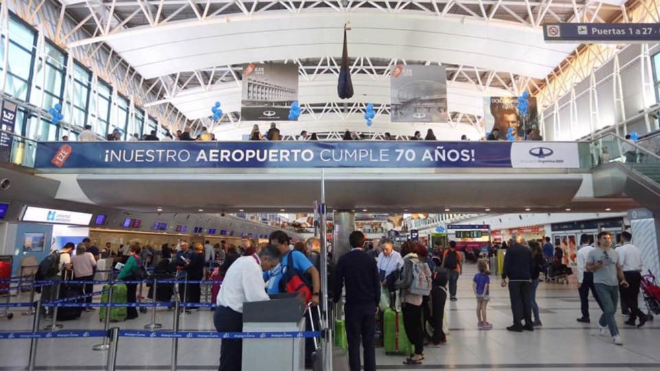 ARCHIVO. Aeropuerto Internacional de Ezeiza.