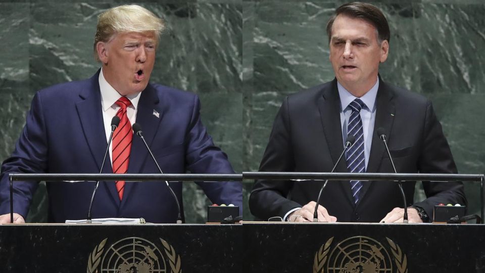 Los presidentes de Estados Unidos y Brasil.