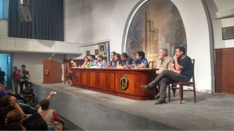 Grabois presentó el libro en la sede de la CGT ubicada en Azopardo 826.